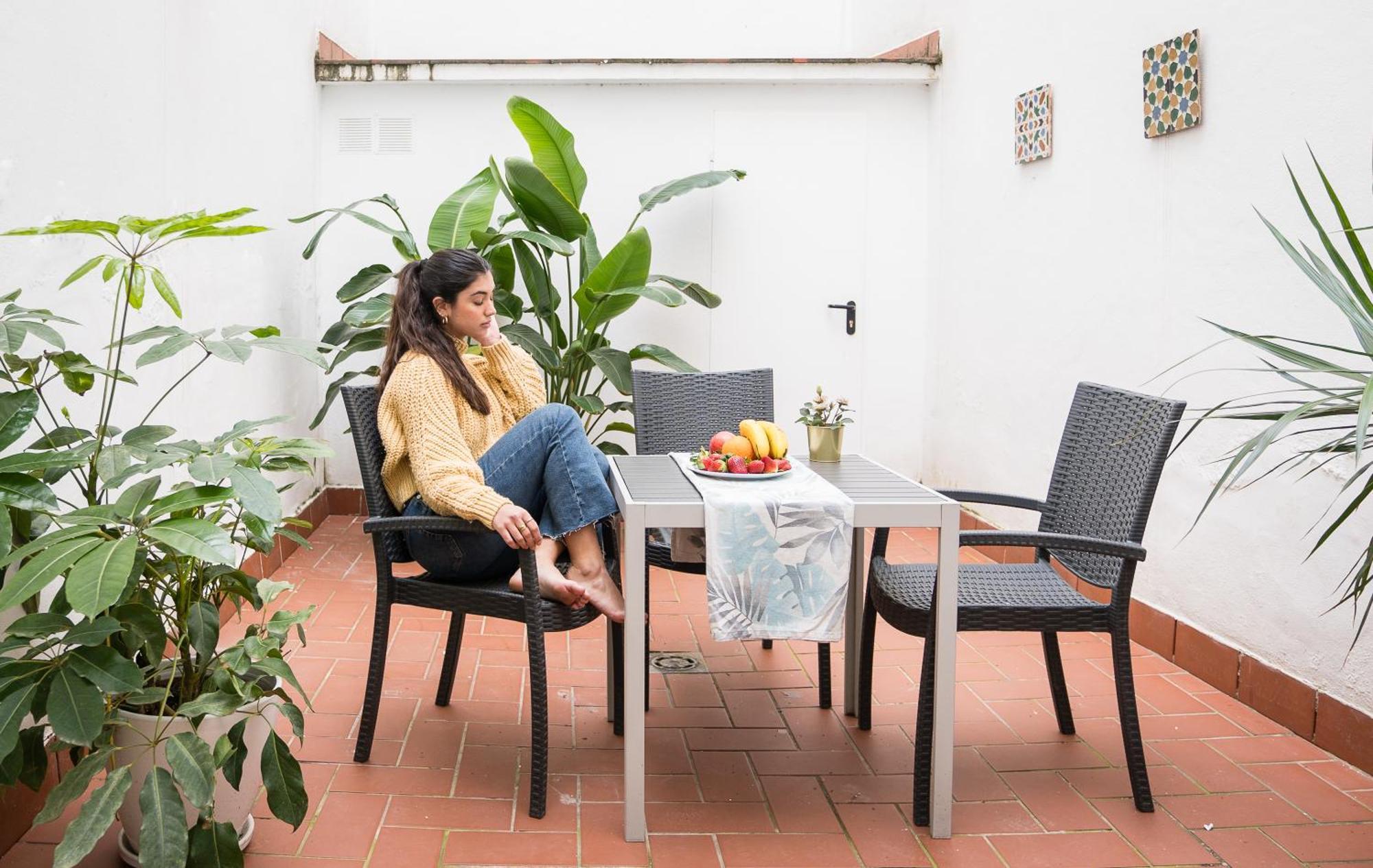 Apartamento Triana Deluxe Con Patio Privado Sevilla Kültér fotó