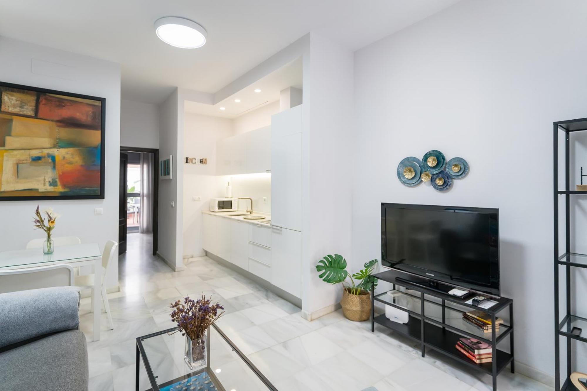 Apartamento Triana Deluxe Con Patio Privado Sevilla Kültér fotó